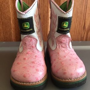 Infant John Deere Boots Size 4.5 toddler
